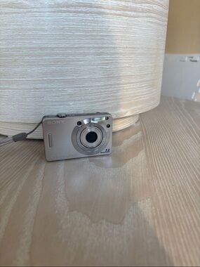Sony Compact Point-and-Shoot Camera in Silver